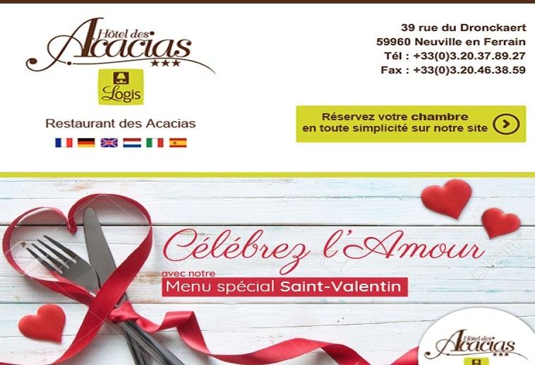 Newsletter Hôtel des Acacias