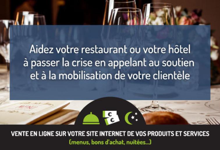 Aidez votre restaurant ou hôtel à passer la crise